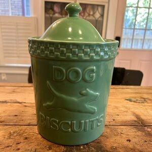 Longaberger Mulligan Dog Treat Canister